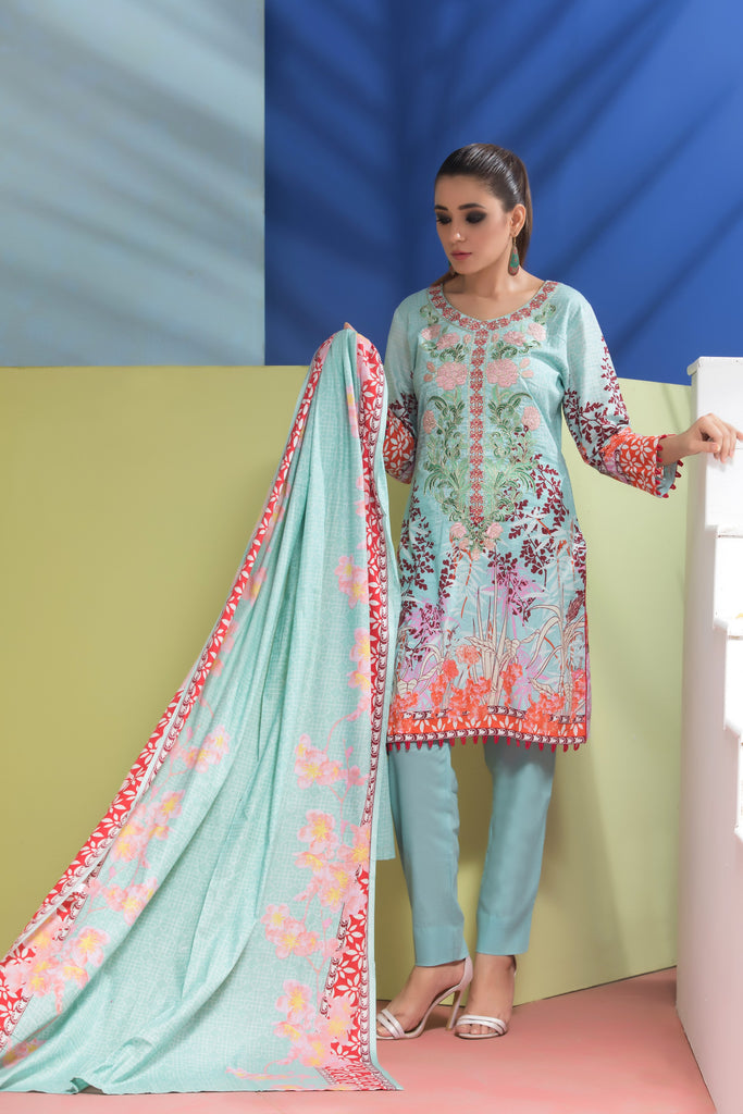 Sahil Designer Embroidered Lawn Collection Vol 6 – SH6-5B