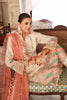 Gul Ahmed Festive Collection – Embroidered Lawn Suit with Net Dupatta FE-12010