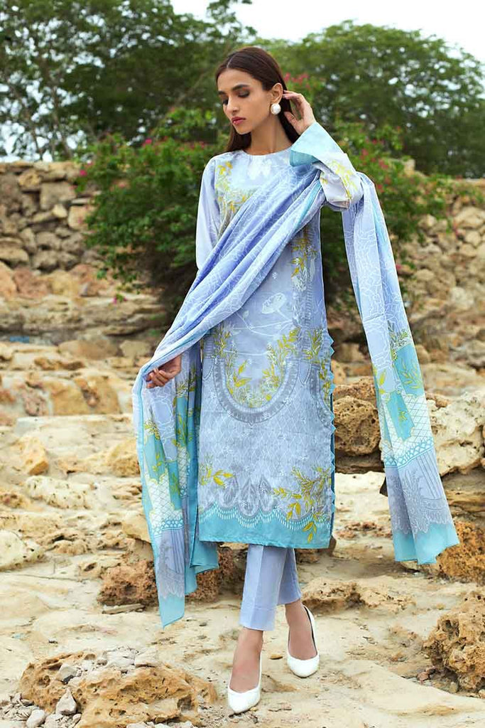 Gul Ahmed Malmal Collection Vol-2 2019 – Light Purple CL-540 A