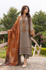 Charizma C-Prints Fall/Winter · Slub Linen Suit with Pashmina Shawl – CPW22-35
