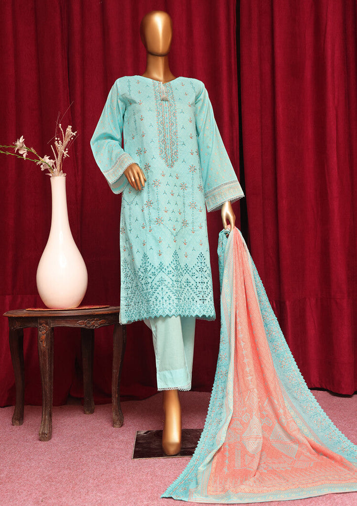 Riwayat Embroidered Schiffli Lawn Collection – Design R-23603