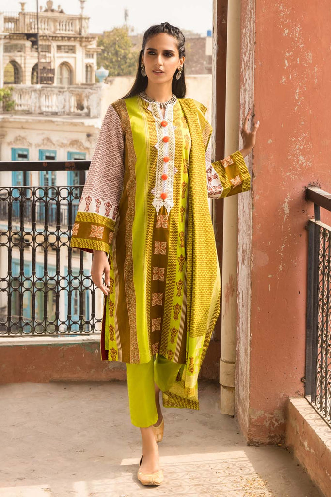 Gul Ahmed Lahore Lawn Collection 2021 – 2PC Lawn Suit TL-358