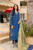Charizma C-Prints Fall/Winter · Slub Linen Suit with Pashmina Shawl – CPW22-37