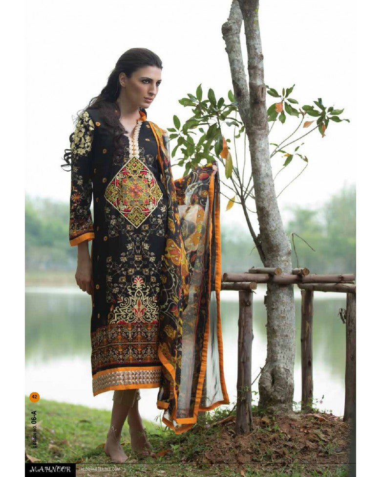 6A - Mahnoor Embroidered Collection 2015 - YourLibaas
 - 1