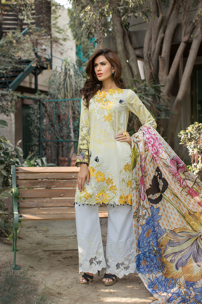 Rungrez Festive Lawn Collection 2016 – Butterfly Grove - YourLibaas
 - 1