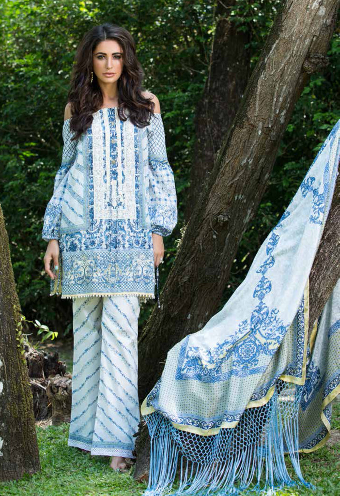 Shehla Chatoor Luxury Lawn Collection SS '16 – 6A - YourLibaas
 - 1