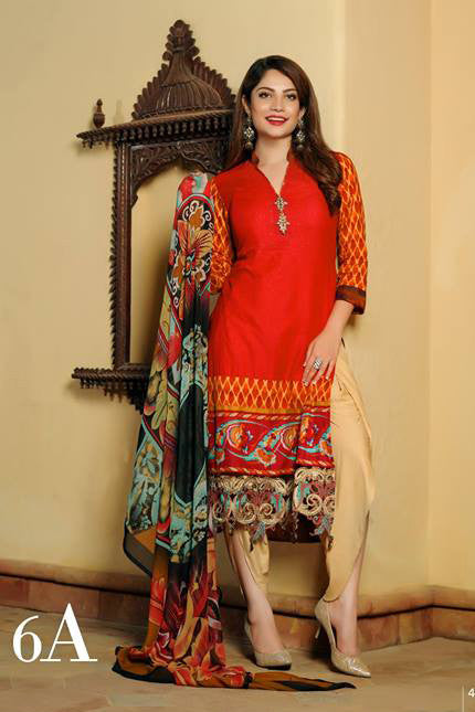 Ayesha Zara Eid Collection By Al Zohaib – 6A - YourLibaas
 - 1