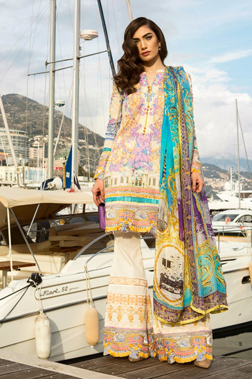 Farah Talib Aziz Spring/Summer Lawn 2017 – Monte Carlo Gold 6B