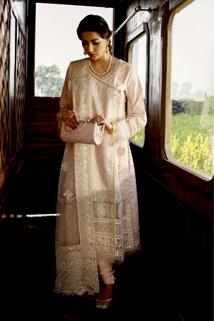 Qalamkar Luxury Festive Lawn Collection 2021 – FX-06