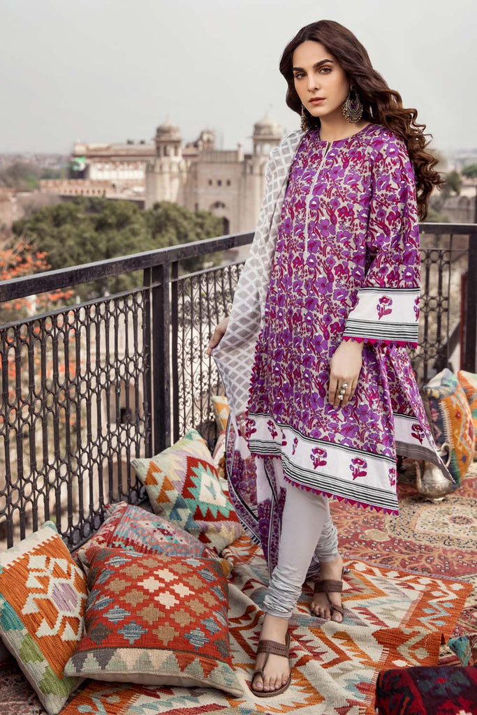 Gul Ahmed Lahore Lawn Collection 2021 – 3PC Lawn Suit CL-1135 A
