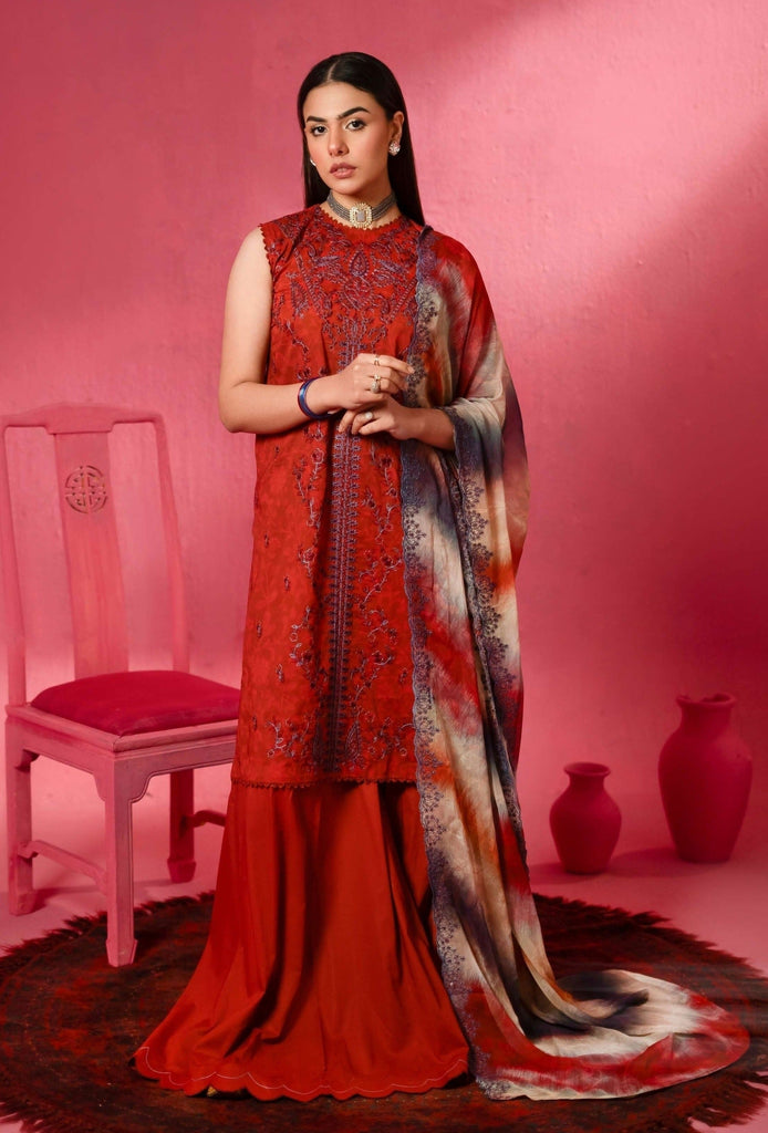 Soz Kesimi Lawn By Gull Jee – Design 04