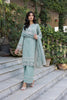 Farasha Bahaar Embroidered Lawn Collection – Aqua Pearl