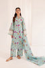 Farasha Printed Lawn Essentials – Sea Breeze