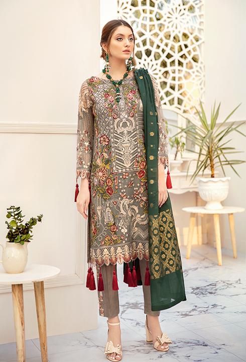 Ramsha Rangoon Chiffon Collection Vol-5 – D-507