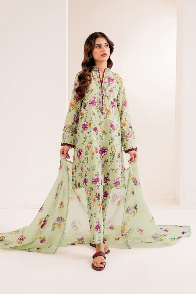 Farasha Printed Lawn Essentials – Misty