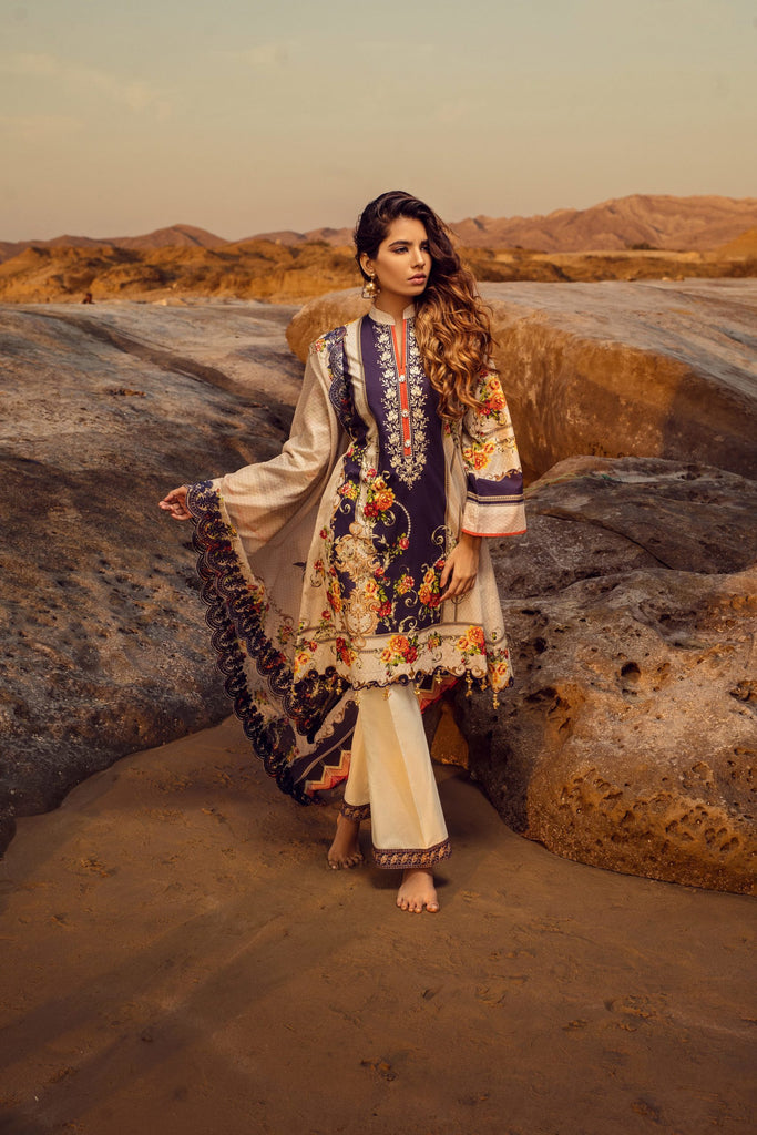 Iman Embroidered Lawn Collection 2020 – IE-7