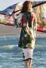 Crimson Luxury Lawn by Saira Shakira – Tropical Landscape – Onyx