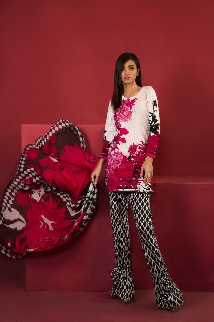 Sana Safinaz Muzlin Lawn Collection 2017 – 8A