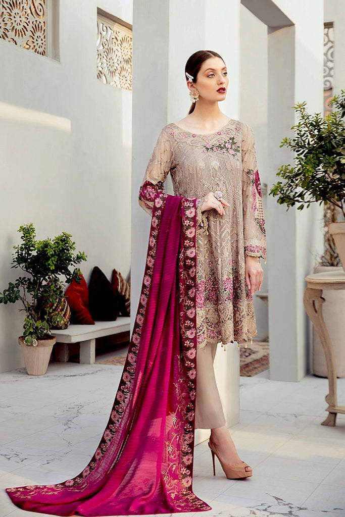 Ramsha Rangoon Chiffon Collection 2020 – D-612