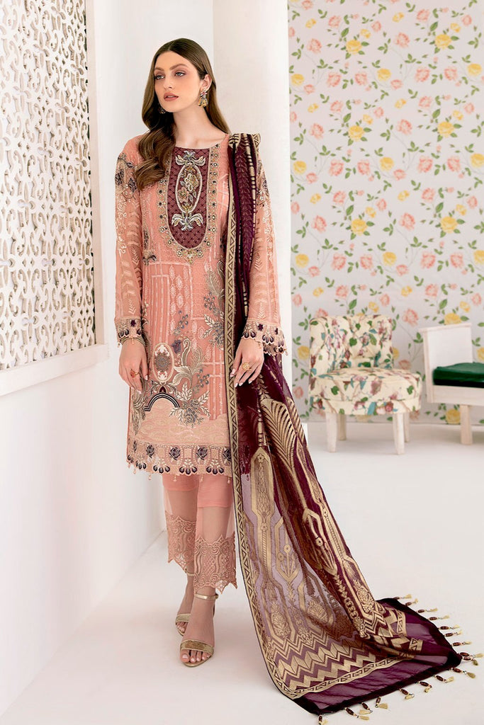 Minhal by Ramsha Festive Collection – M-302
