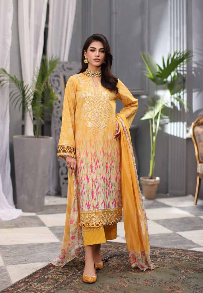 Charizma Combinations Embroidered Lawn Collection 2024 – CCS4-07
