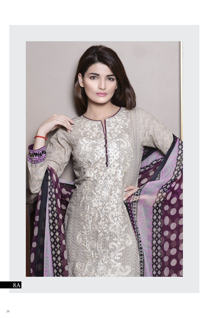 Kalyan Designer Embroidered Collection 2016 – 8A - YourLibaas
 - 1