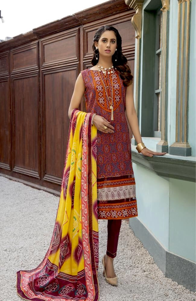 Anum by Al Zohaib Chunri Lawn Collection – ANCL-21-08C
