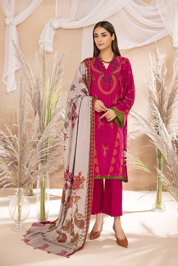 Charizma C-Prints Fall/Winter · Slub Linen Suit with Pashmina Shawl – CPW22-46