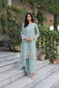 Farasha Bahaar Embroidered Lawn Collection – Aqua Pearl