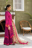Charizma Signature Embroidered Lawn Karandi Collection 2021 – Plum Glory CLK-09