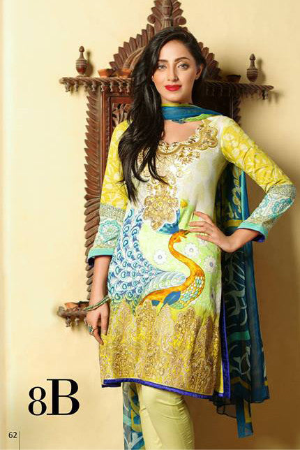 Ayesha Zara Eid Collection By Al Zohaib – 8B - YourLibaas
