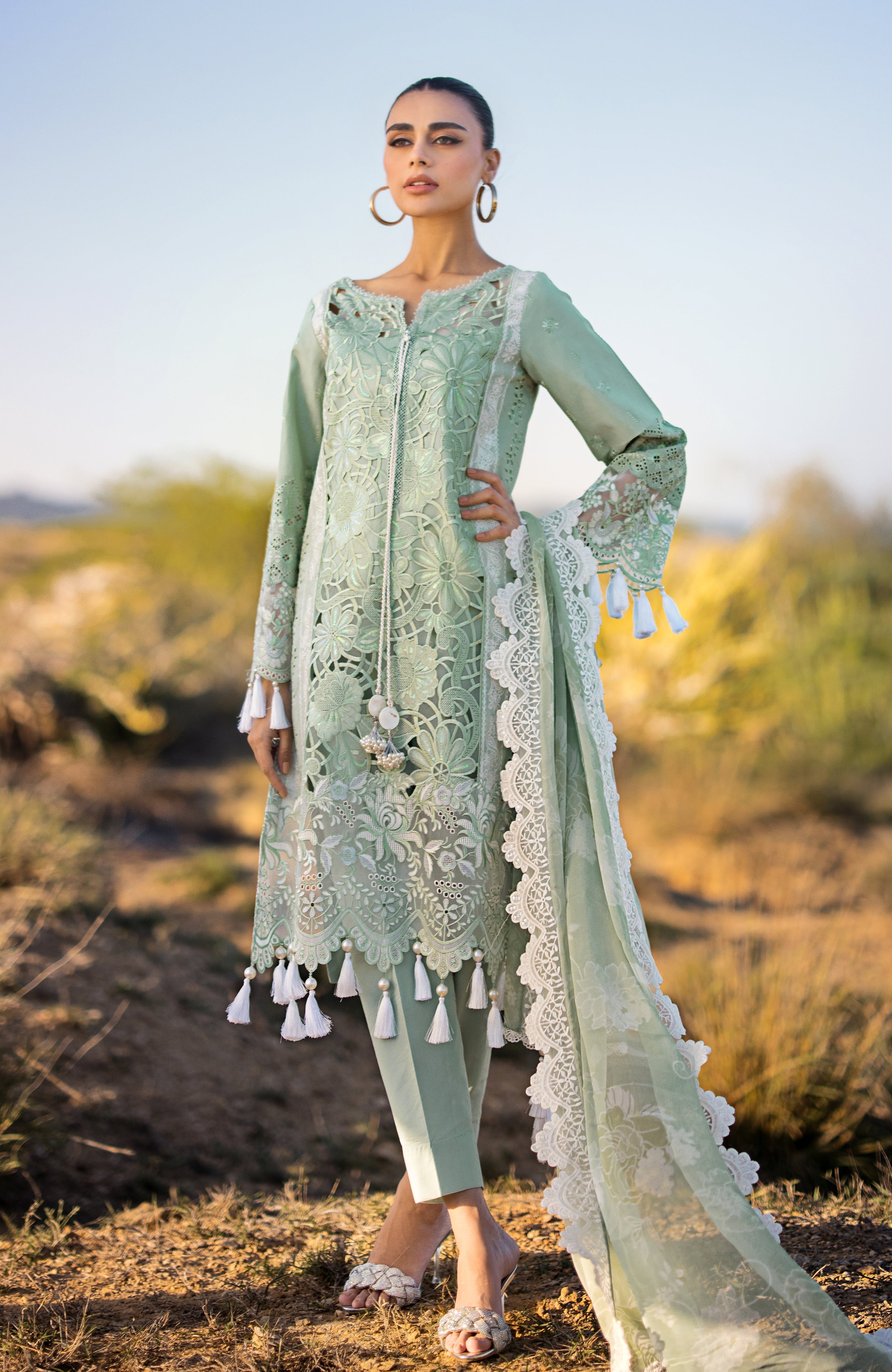 Mahiymaan Eid Edit Lawn Collection MLL-24-09 Meadow Mint Green Pakistani Suit YourLibaas Mahiymaan Eid Edit Lawn Collection MLL-24-09 Meadow Mint Green Pakistani Suit YourLibaas