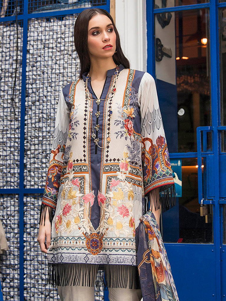 RajBari Luxury Lawn 2018 – 9A