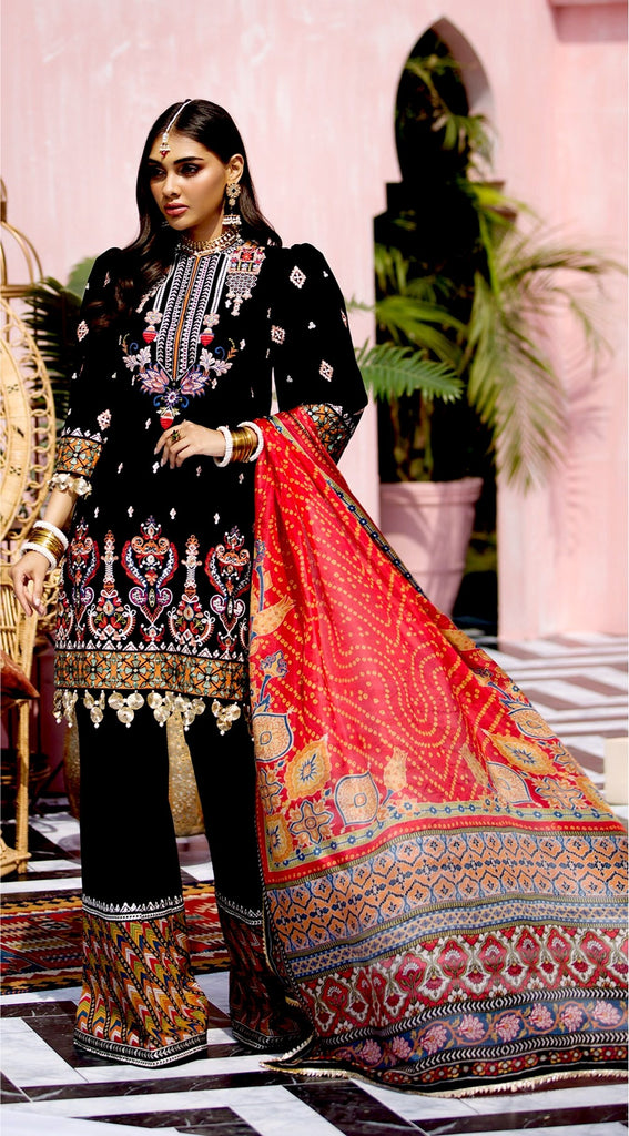 Anaya x Kamiar Rokni Festive Luxury Lawn Collection '21 – ZHALEY