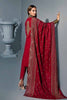 Gul Ahmed Poshak-E-Chinar Embroidered Shawl Collection 2019 – Red 3 PC APE-07