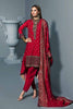 Gul Ahmed Poshak-E-Chinar Embroidered Shawl Collection 2019 – Red 3 PC APE-07
