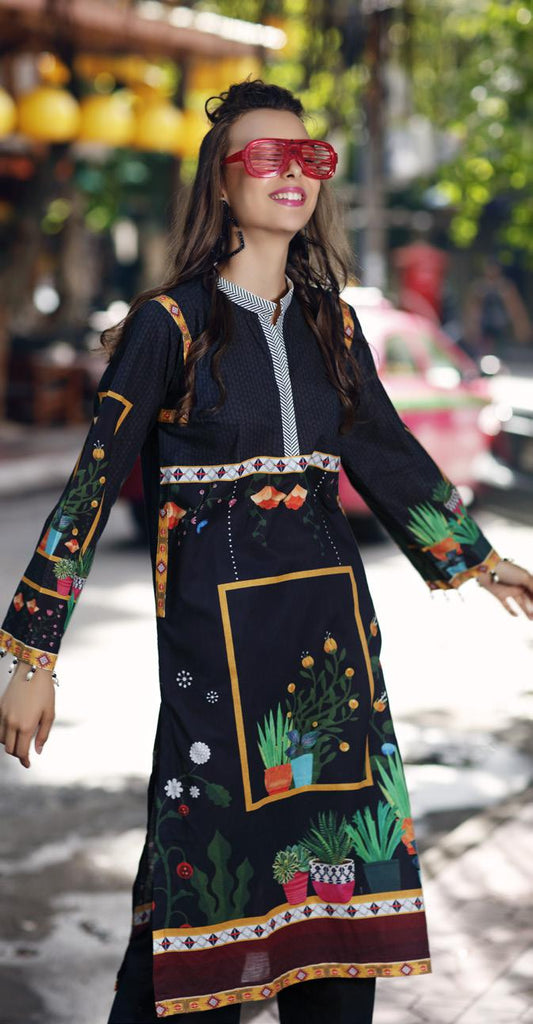 Gul Ahmed Yolo Mid Summer Cambric Kurti Collection 2019 – SCN-99