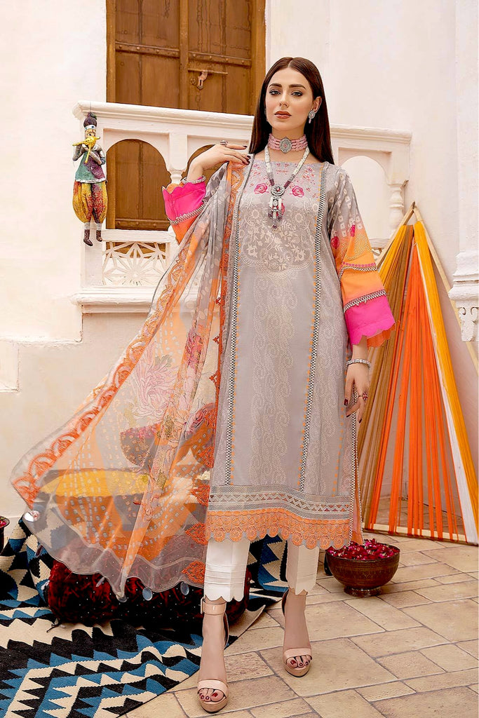 Charizma Aniiq Chunri · Printed Lawn With Chiffon Dupatta – AN-03