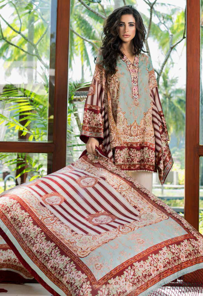 Shehla Chatoor Luxury Lawn Collection SS '16 – 9A - YourLibaas
 - 1