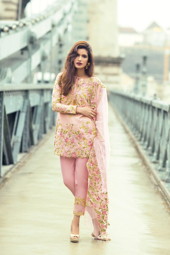 Mina Hasan Embroidered Lawn 2017 – 9A