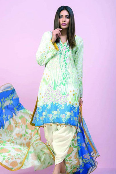 Sunshine Bloom Cotton Silk Collection '16 – 9B - YourLibaas
 - 1