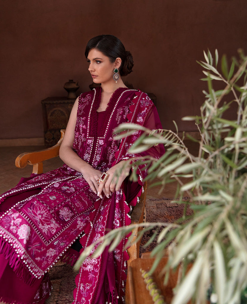 Republic Womenswear Amaani Luxury Lawn Eid Collection – D8-B - Aleah