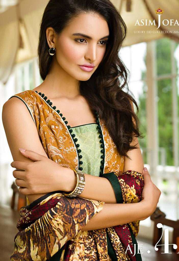 Asim Jofa Luxury Eid Collection '14 - 4A - YourLibaas
 - 1