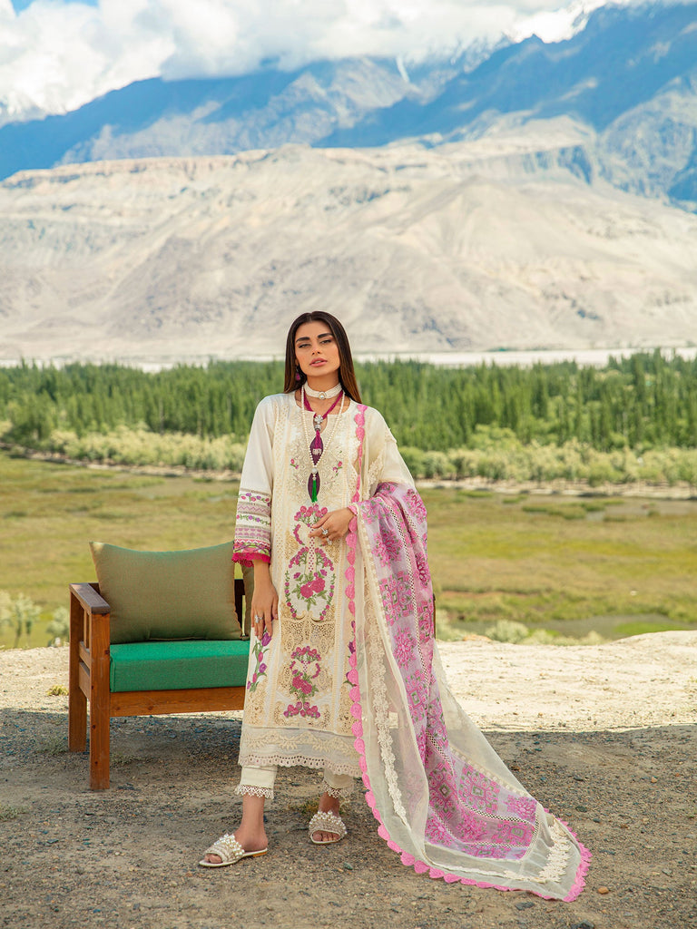 Maryam Hussain Luxury Lawn Collection Vol-II – MOON LIGHT