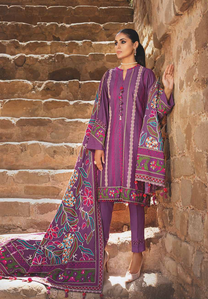 Gul Ahmed Winter Collection 2021 · 3 PC Karandi Suit with Karandi Shawl – AY-12006