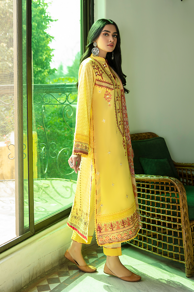 Aabyaan Luxury Lawn Collection 2022 – ALIZEY  (AL-07)