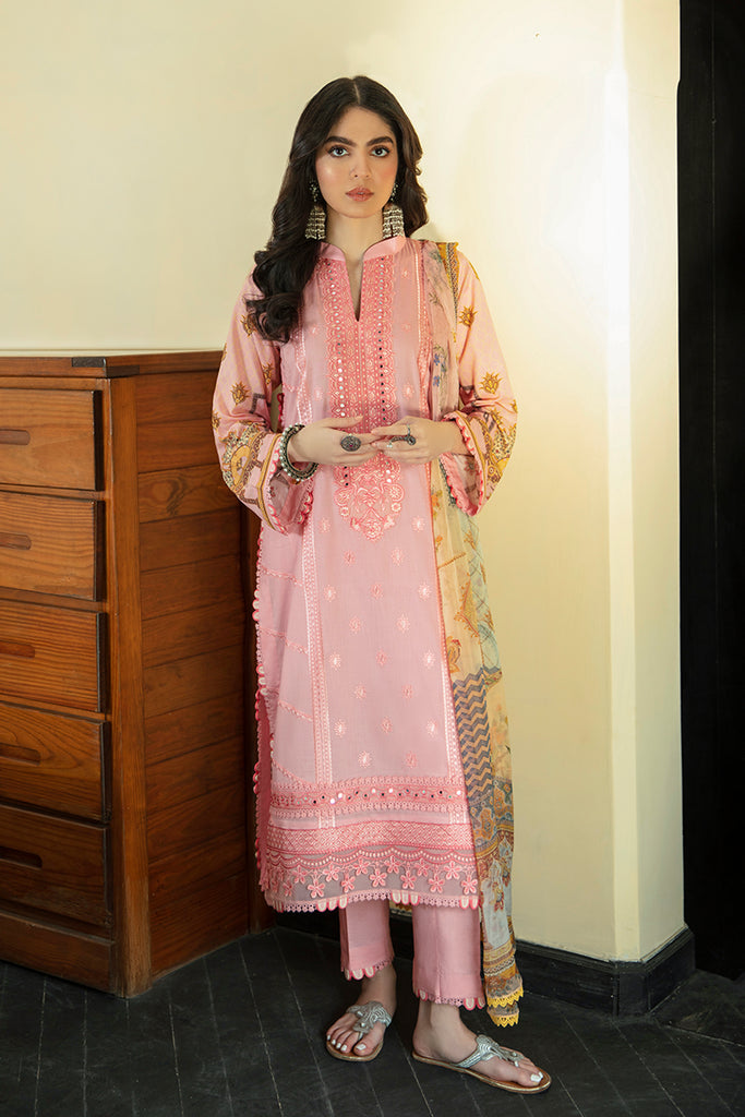 Aabyaan Luxury Lawn Collection 2022 – LEELAH (AL-02)