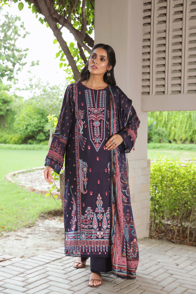 Aabyaan Miraal Embroidered Linen Collection – MAHTAB (AL-03)