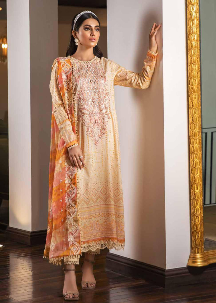 Aafreen Embroidered Sheesha Work Lawn Collection Vol-6 – AF-41