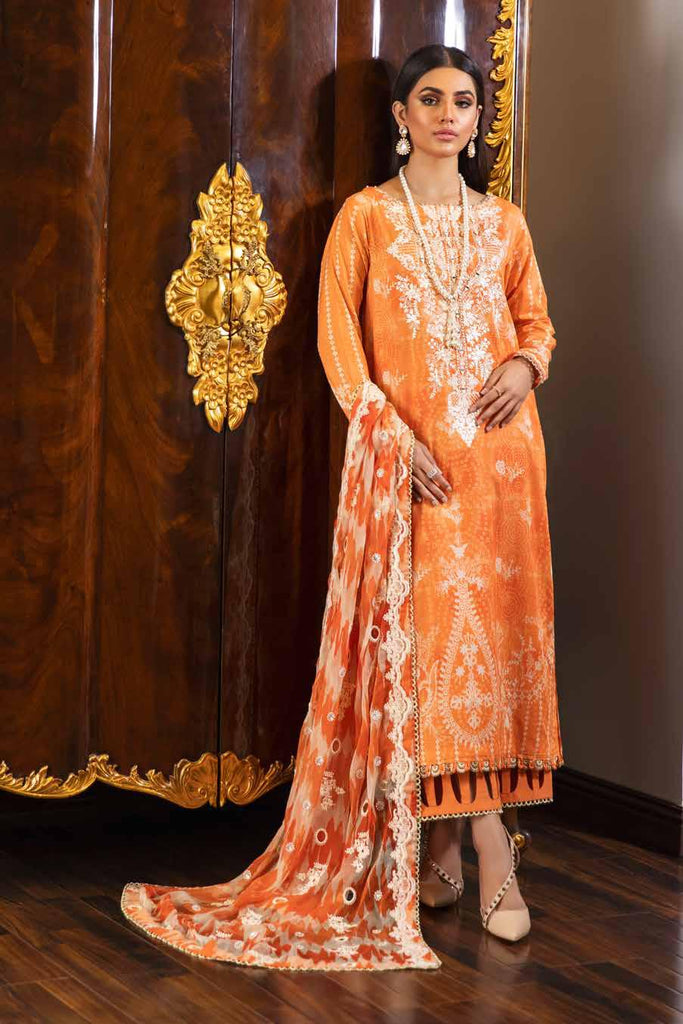Aafreen Embroidered Sheesha Work Lawn Collection Vol-6 – AF-44